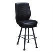 Bruno Diamond Back Premium Bucket Bar Stool with Arched-Oval Frame19e3828697d738dd52
