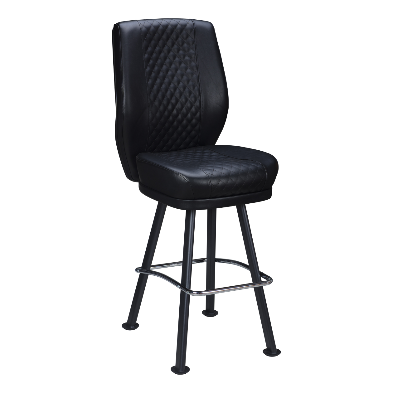 Bruno Diamond Back Premium Bucket Bar Stool with Arched-Oval Frame19e3828697d738dd52