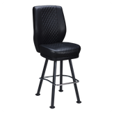 Bruno Diamond Back Premium Bucket Bar Stool with Arched-Oval Frame19e3828697d738dd52