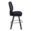 Bruno Diamond Back Premium Bucket Bar Stool with Arched-Oval Frame19e3828697d4dbef8d