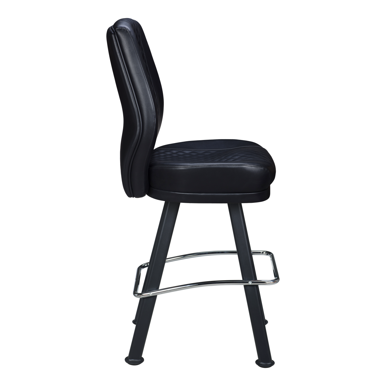 Bruno Diamond Back Premium Bucket Bar Stool with Arched-Oval Frame19e3828697d4dbef8d