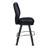 Bruno Diamond Back Premium Bucket Bar Stool with Arched-Oval Frame19e3828697d4dbef8d