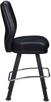 Bruno Diamond Back Premium Bucket Bar Stool with Arched-Oval Frame19e3828697d4dbef8d