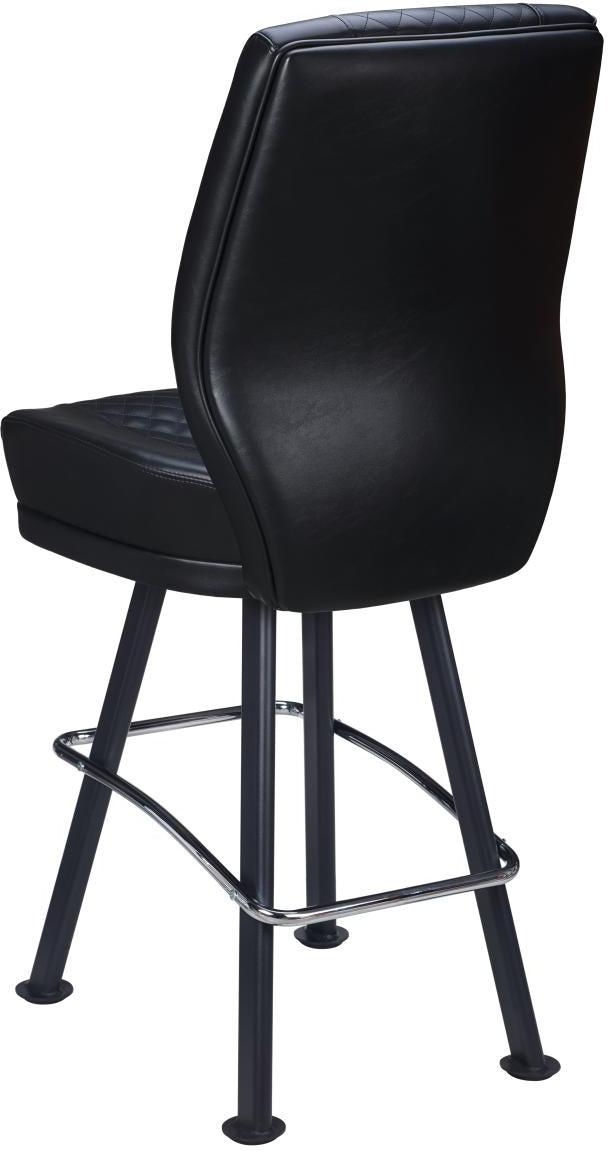 Bruno Diamond Back Premium Bucket Bar Stool with Arched-Oval Frame19e3828697d5c91079