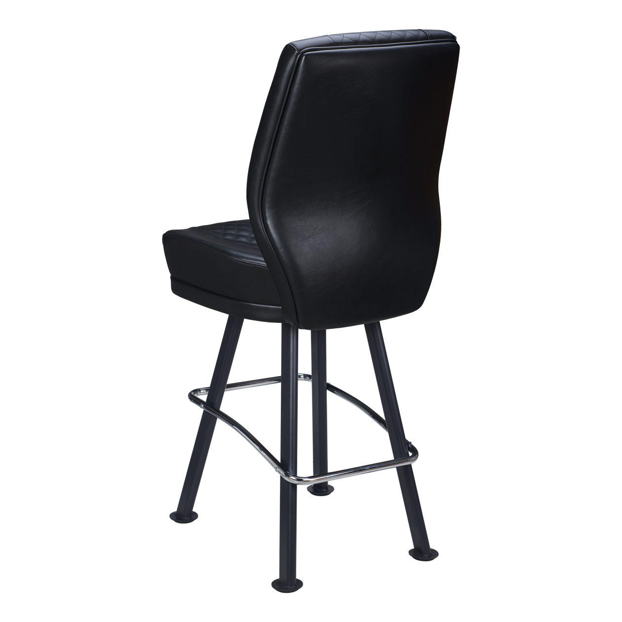 Bruno Diamond Back Premium Bucket Bar Stool with Arched-Oval Frame19e3828697d5c91079