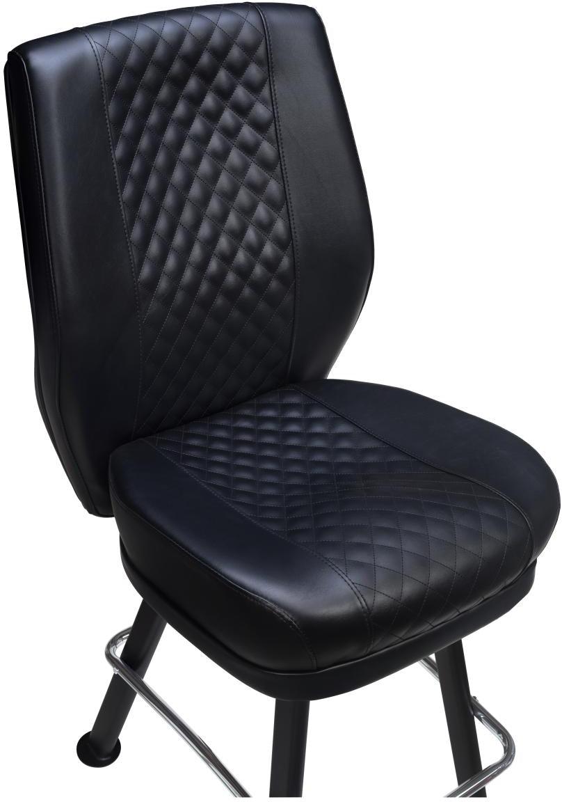 Bruno Diamond Back Premium Bucket Bar Stool with Arched-Oval Frame19e3828697d463c386
