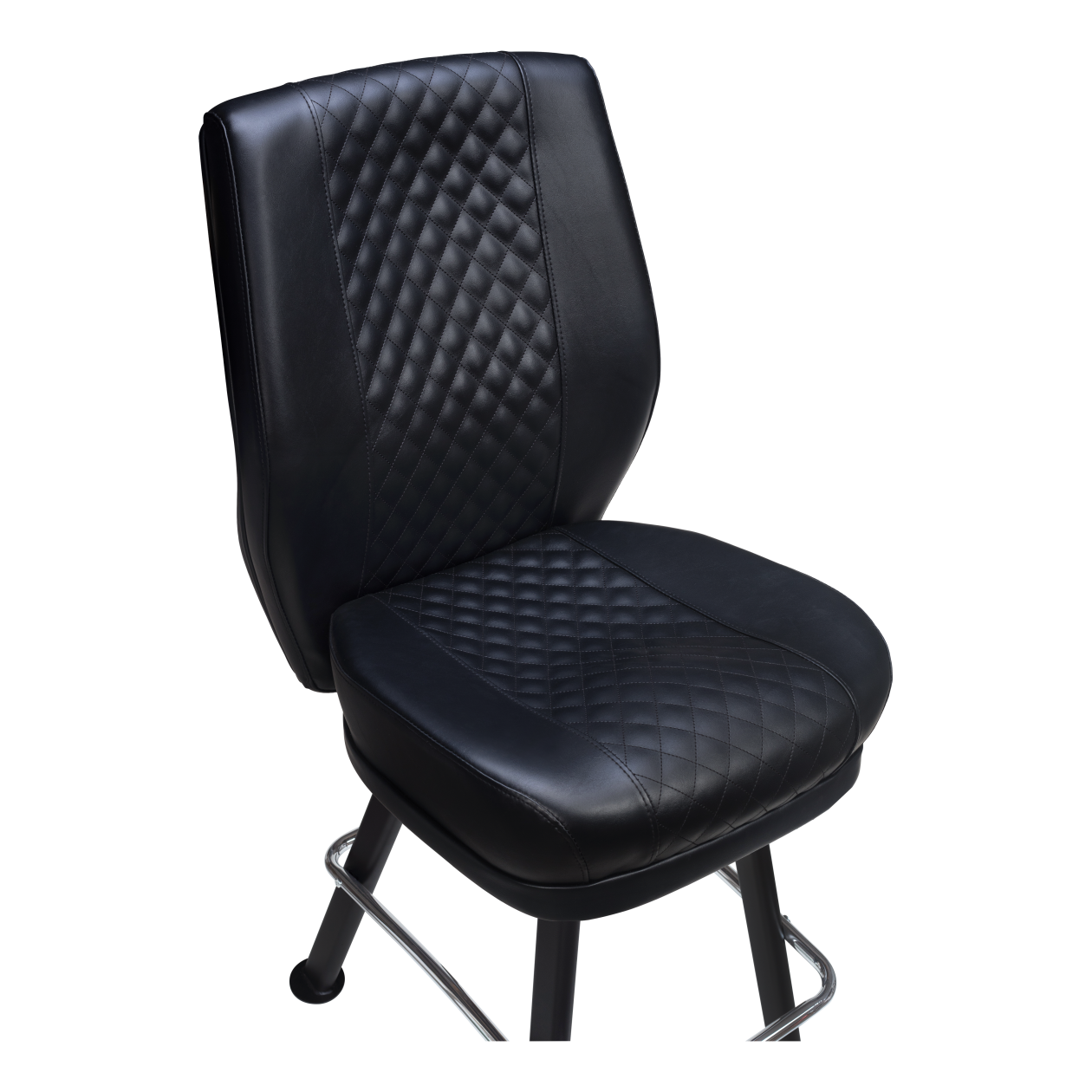 Bruno Diamond Back Premium Bucket Bar Stool with Arched-Oval Frame19e3828697d463c386