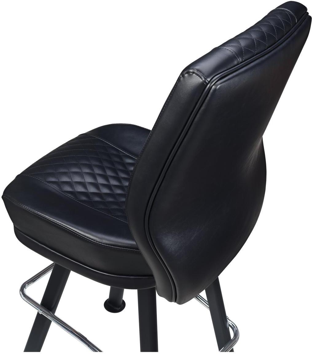 Bruno Diamond Back Premium Bucket Bar Stool with Arched-Oval Frame19e3828697d52e55b0