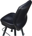 Bruno Diamond Back Premium Bucket Bar Stool with Arched-Oval Frame19e3828697d52e55b0