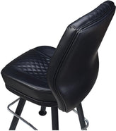 Bruno Diamond Back Premium Bucket Bar Stool with Arched-Oval Frame19e3828697d52e55b0