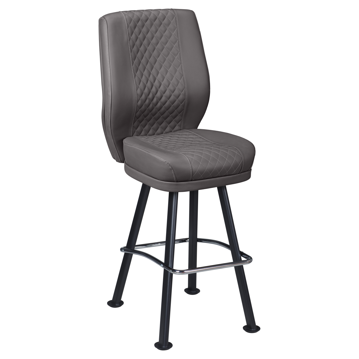 Bruno Diamond Back Premium Bucket Bar Stool with Arched-Oval Frame1a08218a0353ee4e52