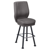 Bruno Diamond Back Premium Bucket Bar Stool with Arched-Oval Frame1a08218a0353ee4e52
