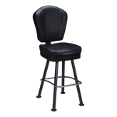 Remi 3-Channel Premium Casino Bucket Bar Stool with Arched-Oval Frame19e382c50bf233059b