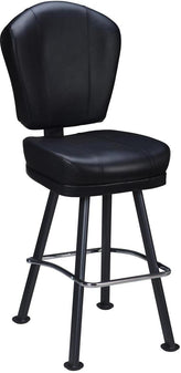 Remi 3-Channel Premium Casino Bucket Bar Stool with Arched-Oval Frame19e382c50bf233059b
