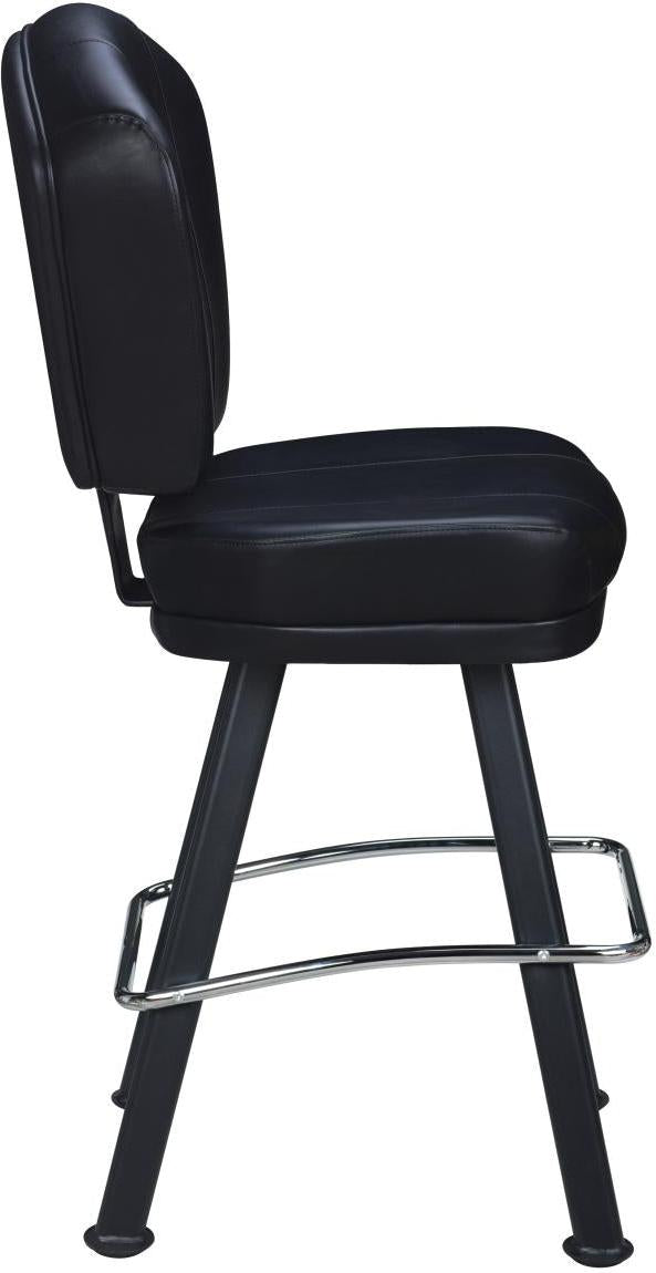 Remi 3-Channel Premium Casino Bucket Bar Stool with Arched-Oval Frame19e382c50bf434a770
