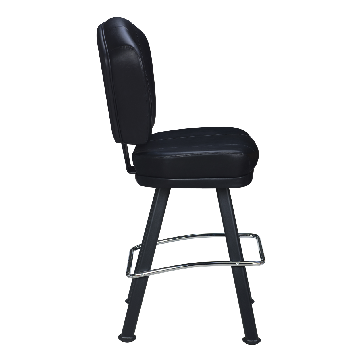Remi 3-Channel Premium Casino Bucket Bar Stool with Arched-Oval Frame19e382c50bf434a770