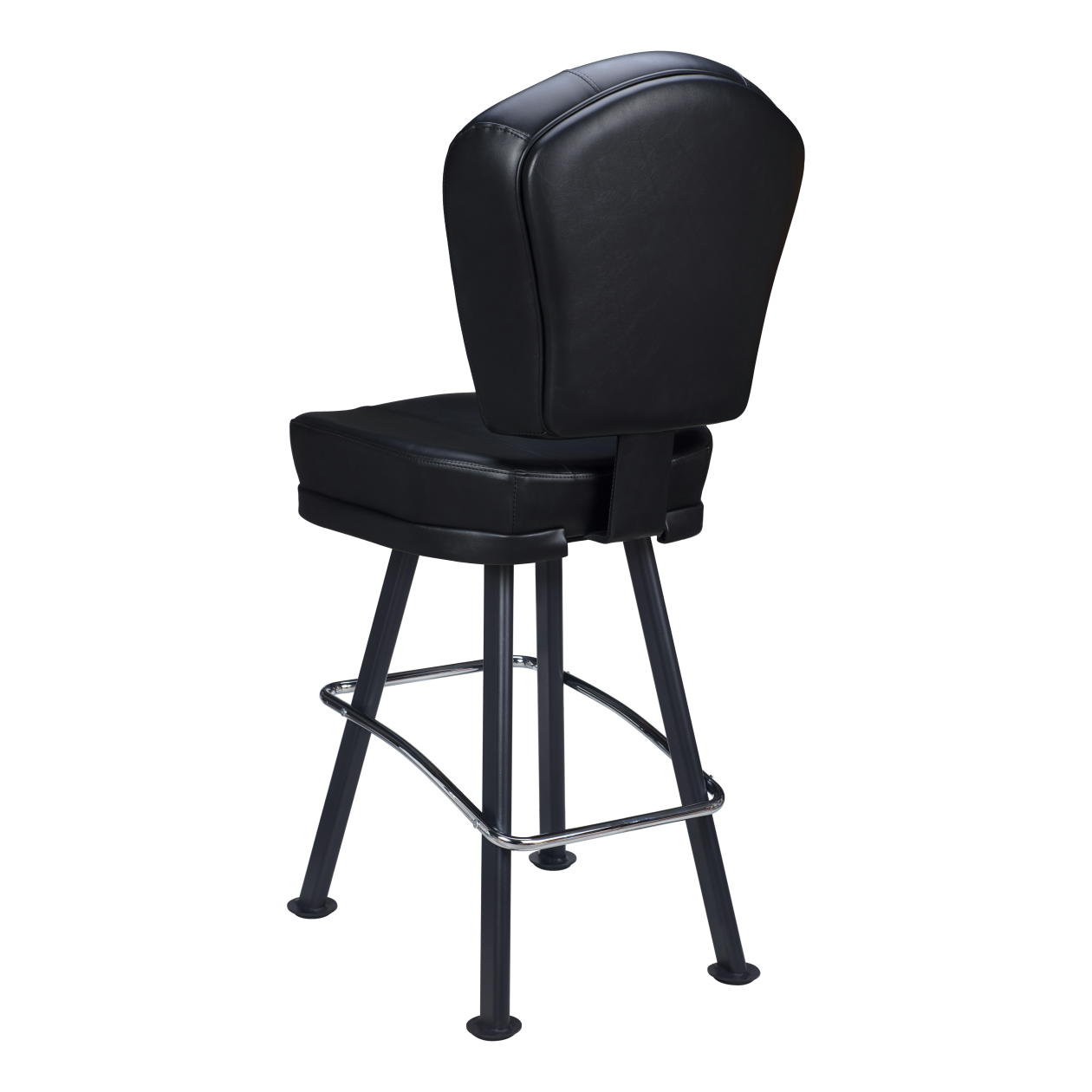 Remi 3-Channel Premium Casino Bucket Bar Stool with Arched-Oval Frame19e382c50bf52fa31c