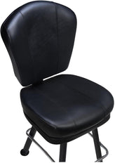 Remi 3-Channel Premium Casino Bucket Bar Stool with Arched-Oval Frame19e382c50bf6f0169f