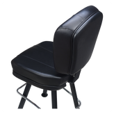 Remi 3-Channel Premium Casino Bucket Bar Stool with Arched-Oval Frame19e382c50bf4a45907