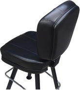Remi 3-Channel Premium Casino Bucket Bar Stool with Arched-Oval Frame19e382c50bf4a45907