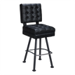Belvedere Tufted Premium Bucket Bar Stool with Arched-Oval Frame19e3826b757ca4fbe