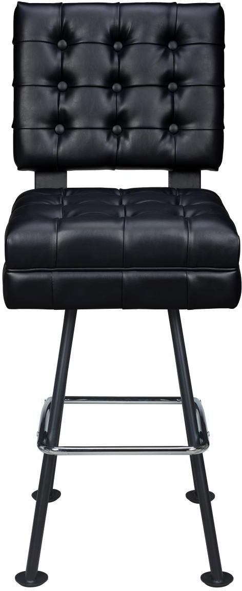 Belvedere Tufted Premium Bucket Bar Stool with Arched-Oval Frame19e3826b75874193f9