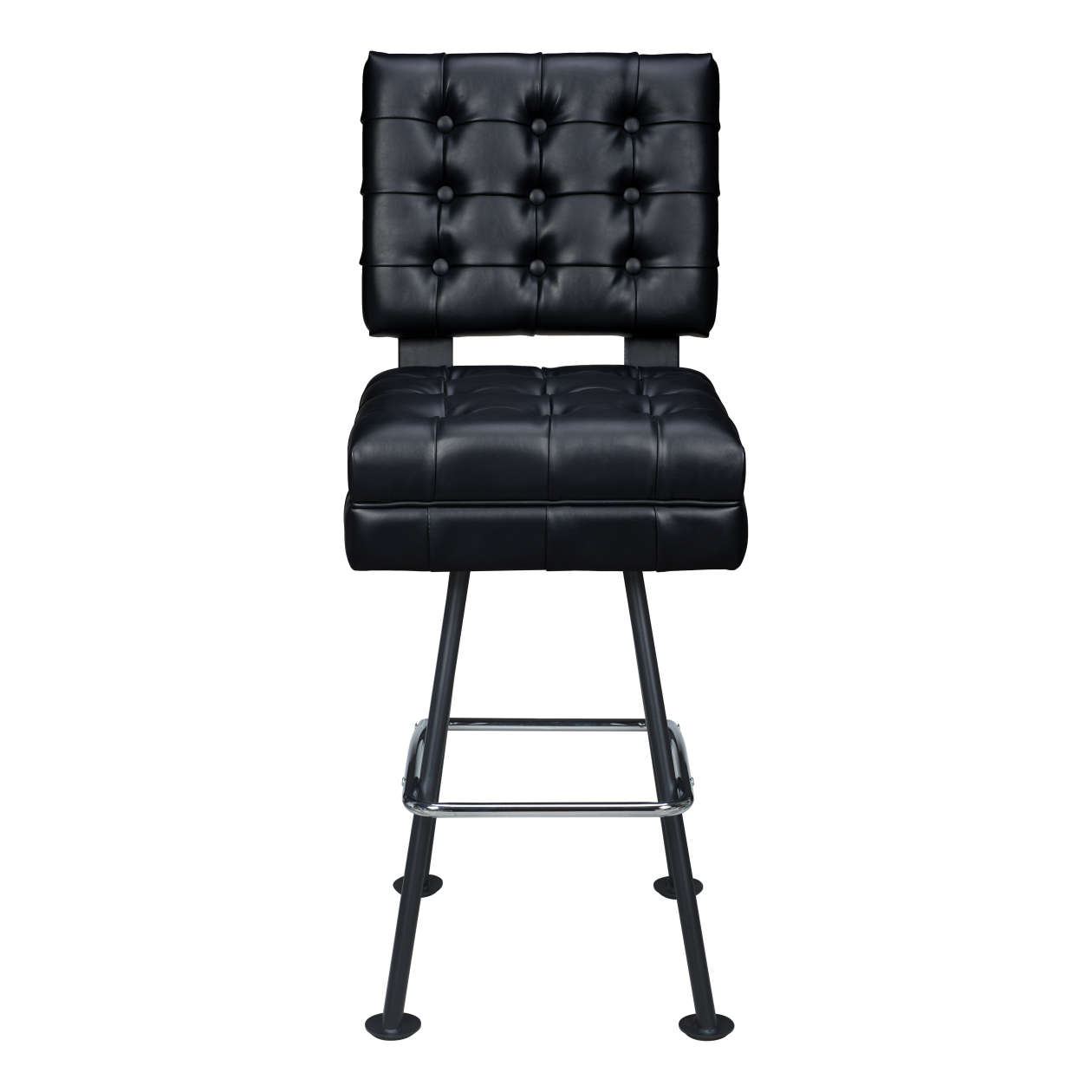 Belvedere Tufted Premium Bucket Bar Stool with Arched-Oval Frame19e3826b75874193f9
