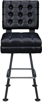 Belvedere Tufted Premium Bucket Bar Stool with Arched-Oval Frame19e3826b75874193f9