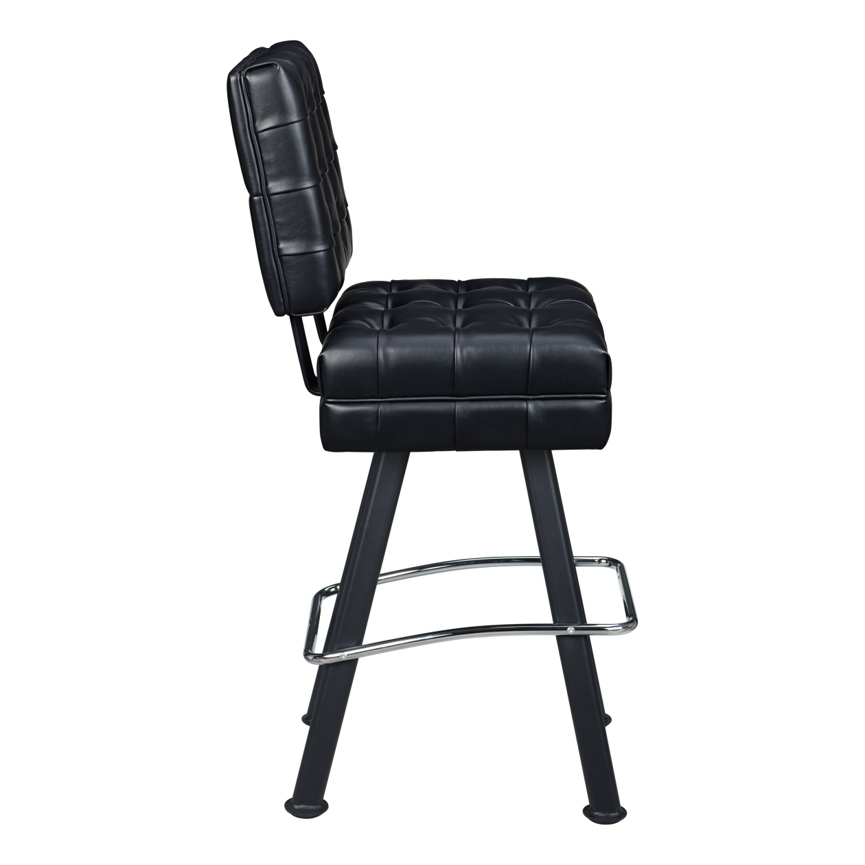 Belvedere Tufted Premium Bucket Bar Stool with Arched-Oval Frame19e3826b758ca92f8