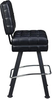 Belvedere Tufted Premium Bucket Bar Stool with Arched-Oval Frame19e3826b758ca92f8