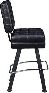 Belvedere Tufted Premium Bucket Bar Stool with Arched-Oval Frame19e3826b758ca92f8