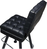 Belvedere Tufted Premium Bucket Bar Stool with Arched-Oval Frame19e3826b7582d7dabf