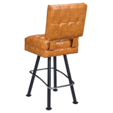 Belvedere Tufted Premium Bucket Bar Stool with Arched-Oval Frame1a08218430c701b9c5