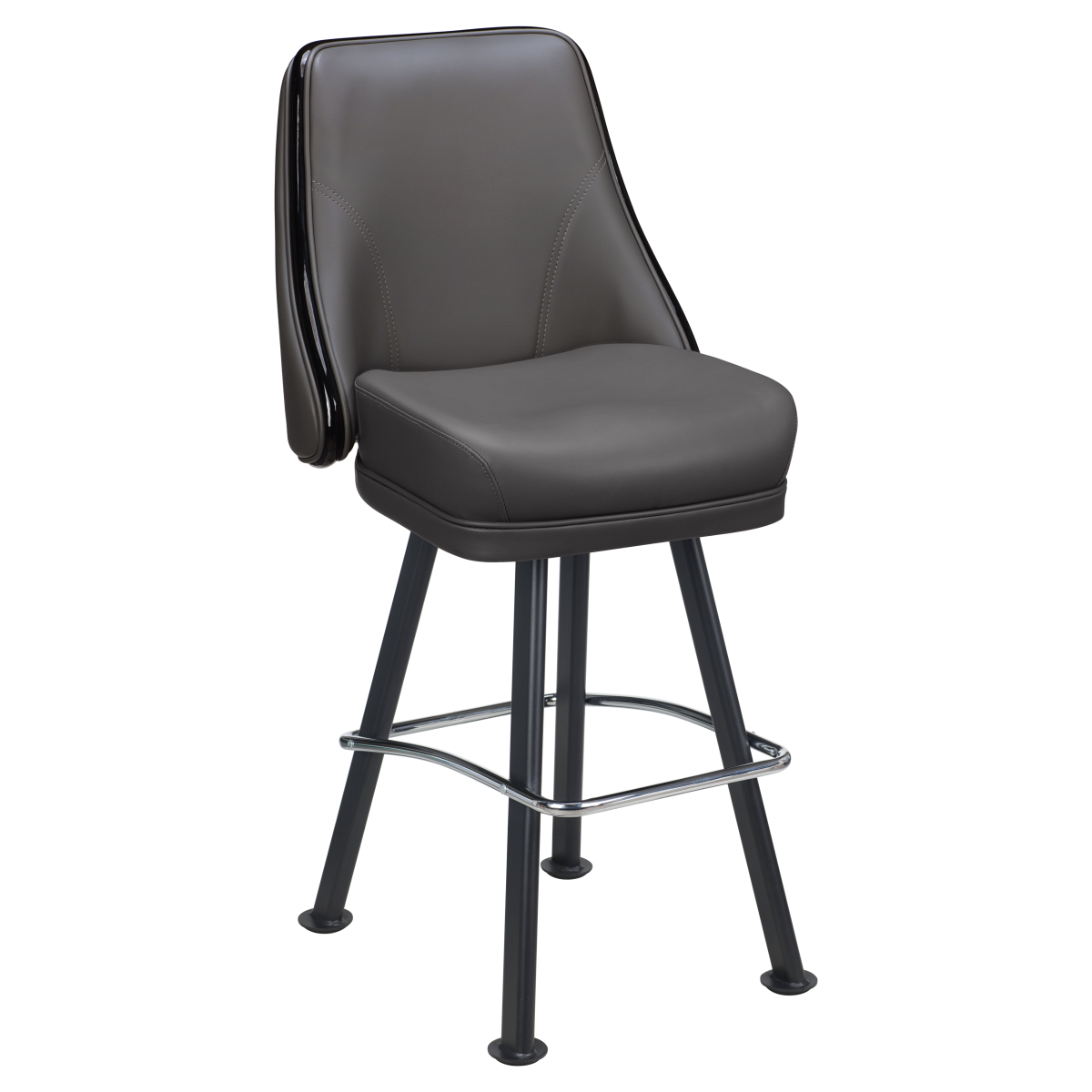 Monaco Premium Casino Bucket Bar Stool with Arched-Oval Frame1a08215d41c6e6cc0e
