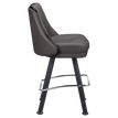 Monaco Premium Casino Bucket Bar Stool with Arched-Oval Frame1a08215d41c616c52b