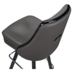Monaco Premium Casino Bucket Bar Stool with Arched-Oval Frame1a08215d41c1a789b3