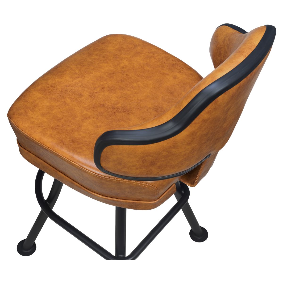 Valentino Premium Casino Bucket Bar Stool with Orbit Frame1a0821812b72893c40