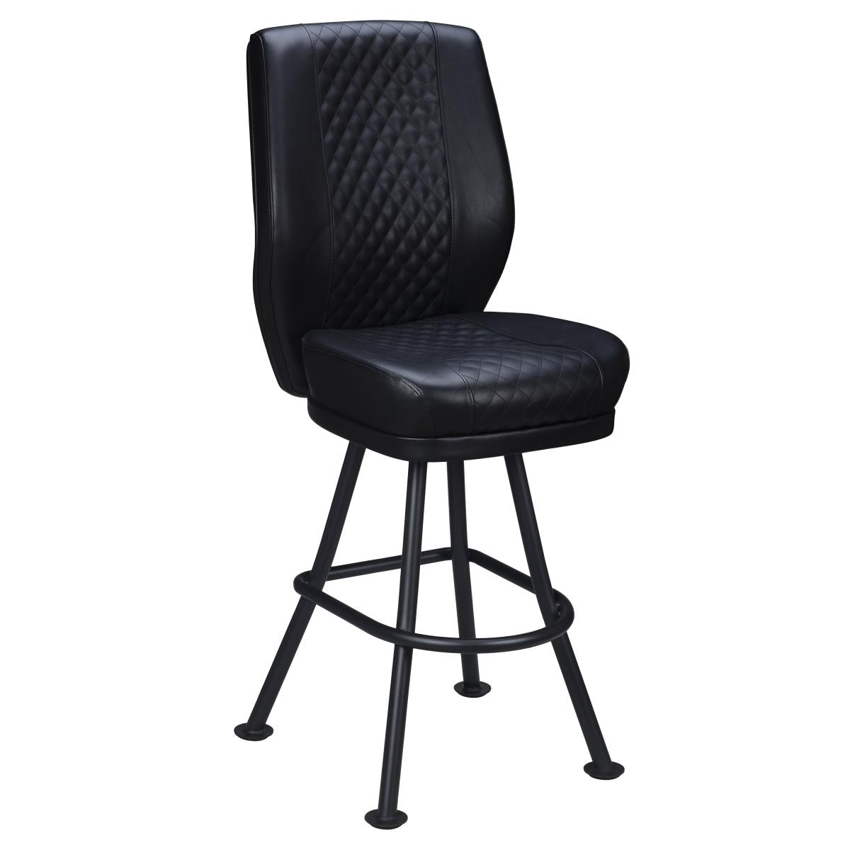 Bruno Diamond Back Premium Bucket Bar Stool with Orbit Frame1a08217e4d43956d51