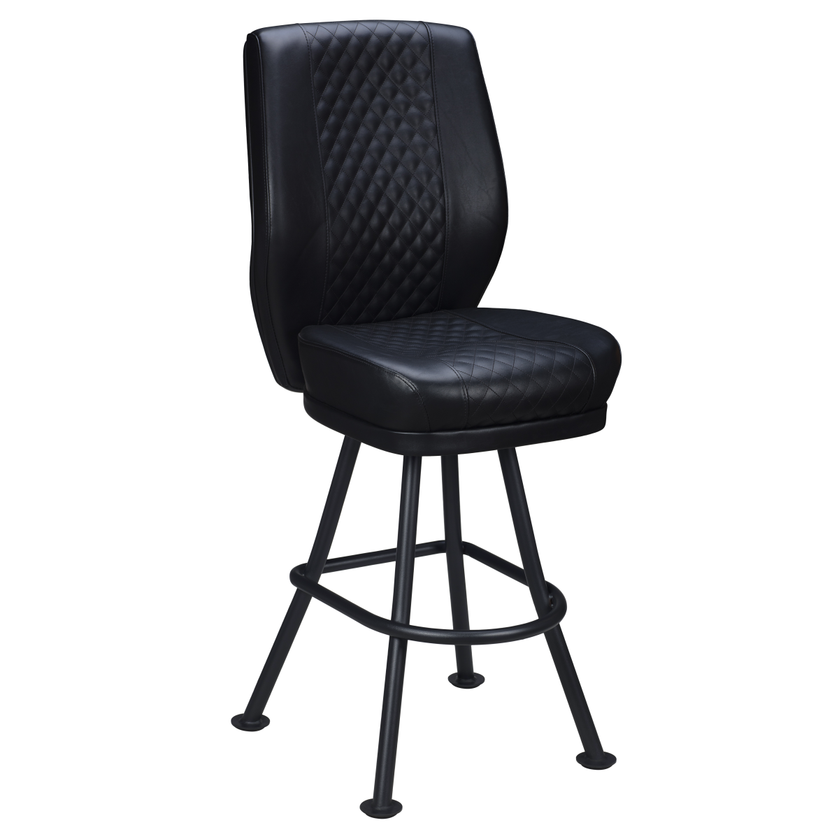 Bruno Diamond Back Premium Bucket Bar Stool with Orbit Frame1a08217e4d43956d51