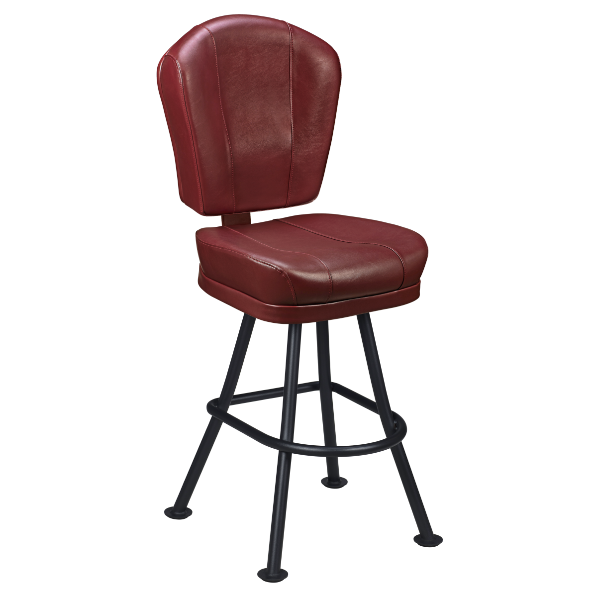 Remi 3-Channel Premium Casino Bucket Bar Stool with Orbit Frame1a08217b3fb1f357ee