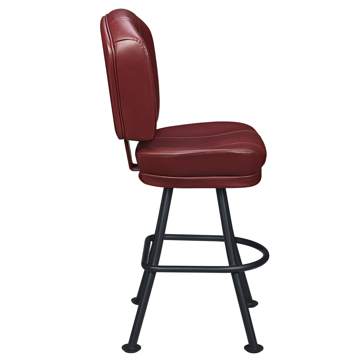 Remi 3-Channel Premium Casino Bucket Bar Stool with Orbit Frame1a08217b3fb4324683