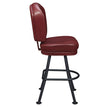 Remi 3-Channel Premium Casino Bucket Bar Stool with Orbit Frame1a08217b3fb4324683