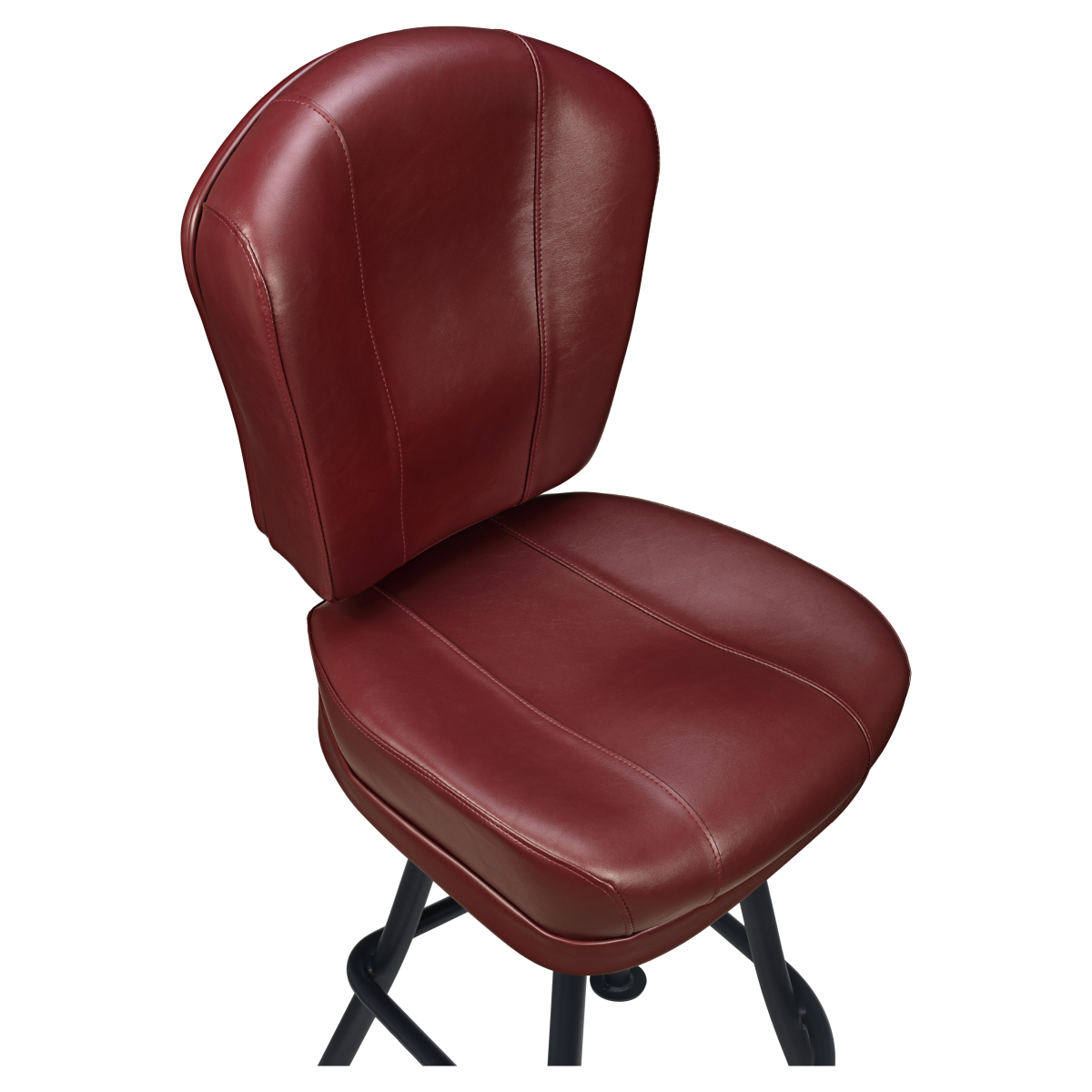 Remi 3-Channel Premium Casino Bucket Bar Stool with Orbit Frame1a08217b3fb2f55263
