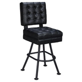 Belvedere Tufted Premium Bucket Bar Stool with Orbit Frame1a08217855063f9702