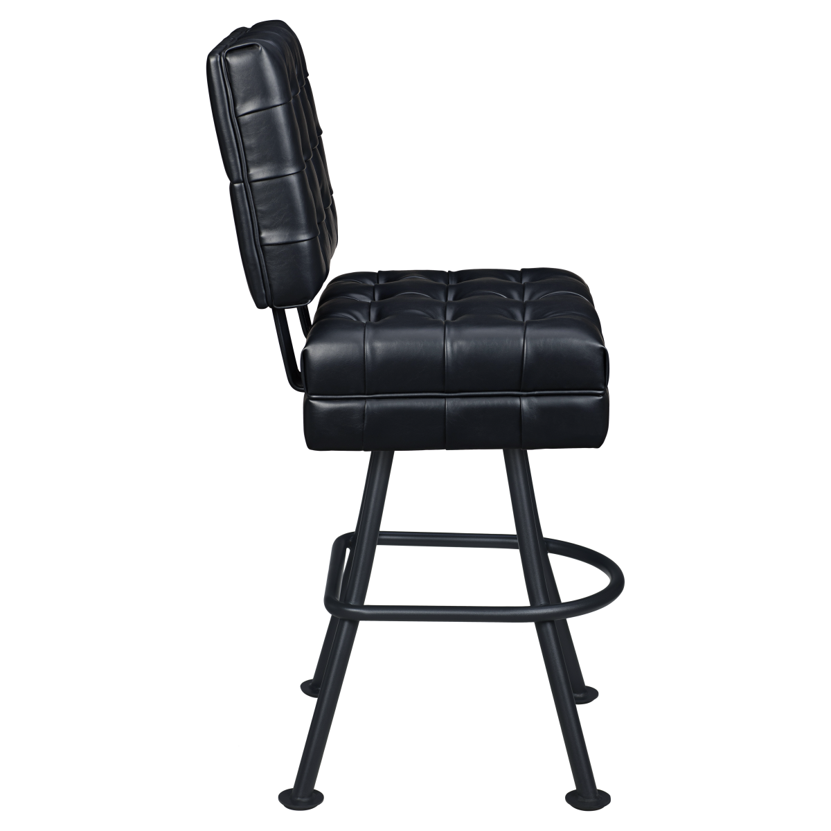 Belvedere Tufted Premium Bucket Bar Stool with Orbit Frame1a08217855068785a9