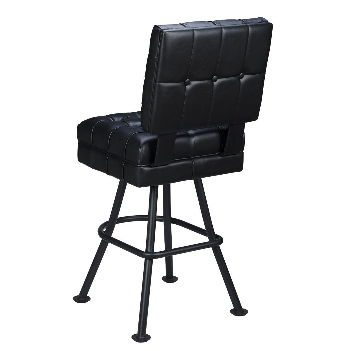 Belvedere Tufted Premium Bucket Bar Stool with Orbit Frame1a08217855072166d8