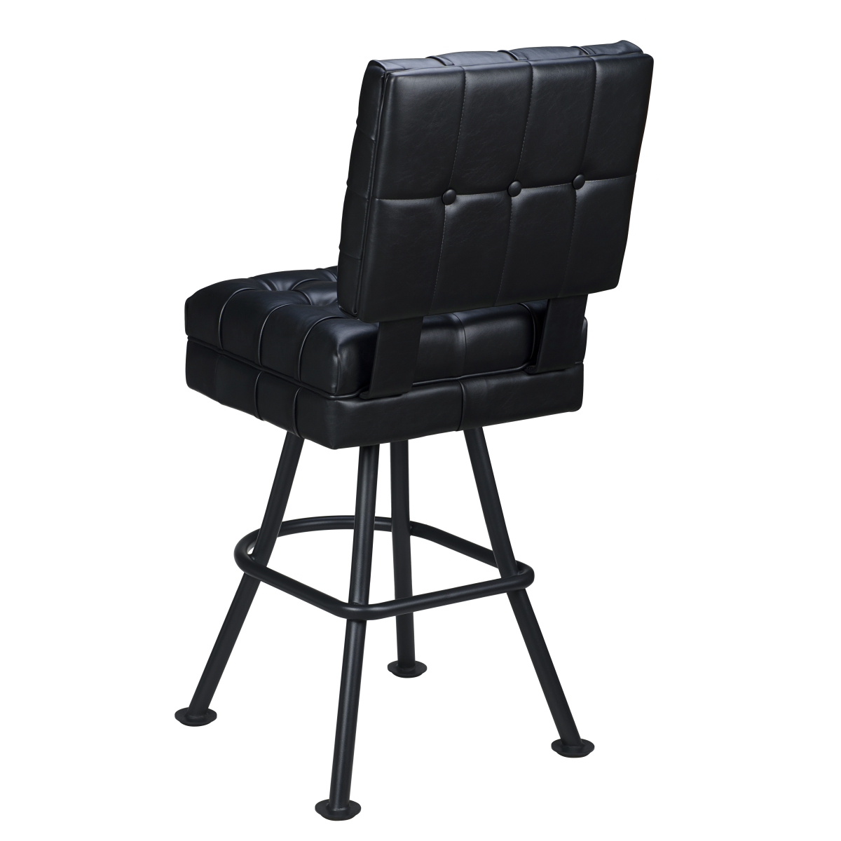 Belvedere Tufted Premium Bucket Bar Stool with Orbit Frame1a08217855072166d8