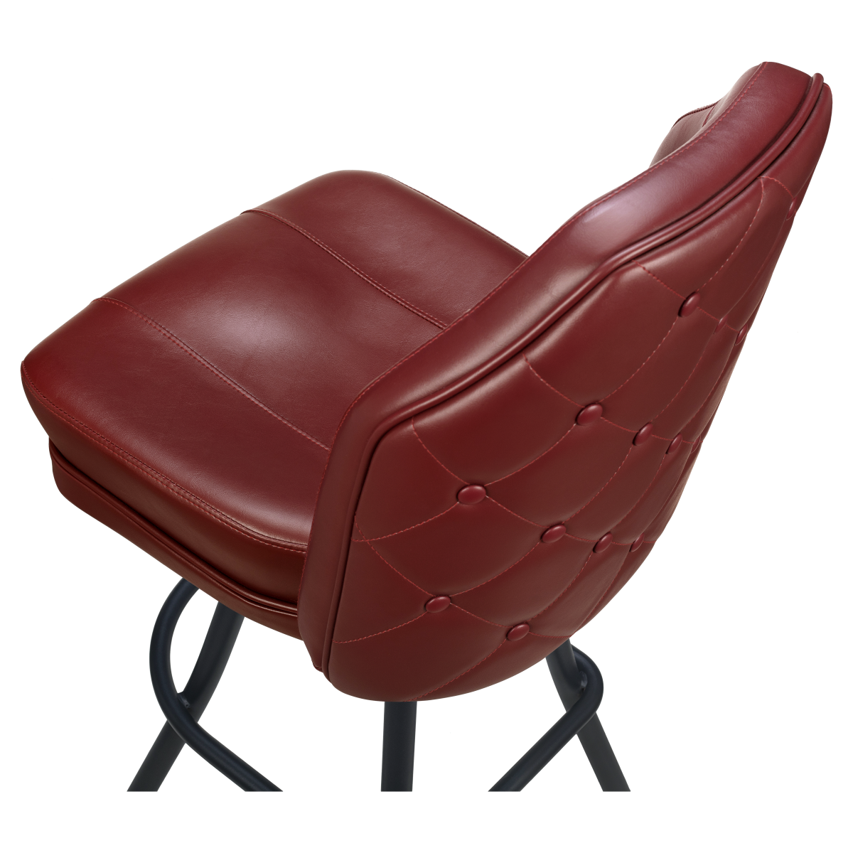 Spectre Premium Casino Bucket Bar Stool with Orbit Frame1a08216925e7334b48