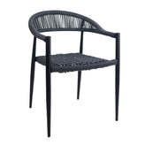 Sydney Woven Synthetic Rope Seat Outdoor Chair
