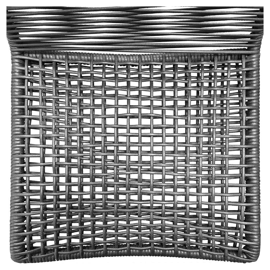 Vida Outdoor Stackable Rattan Chair with Metal Frame